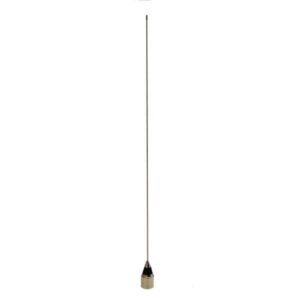 HS-320 - Antena VHF 1/4, 138-174, sin muelle, cromada. Conector PL.