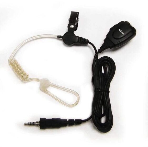 JD-MAT-VX-7 - Micro-auricular acústico tipo tubular para YAESU / ALINCO / STANDARD HORIZON.