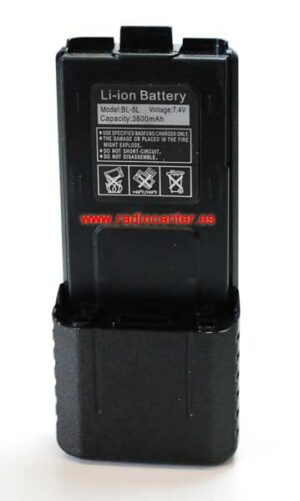 Batería ALTA CAPACIDAD para BAOFENG UV-5R 3800MaH