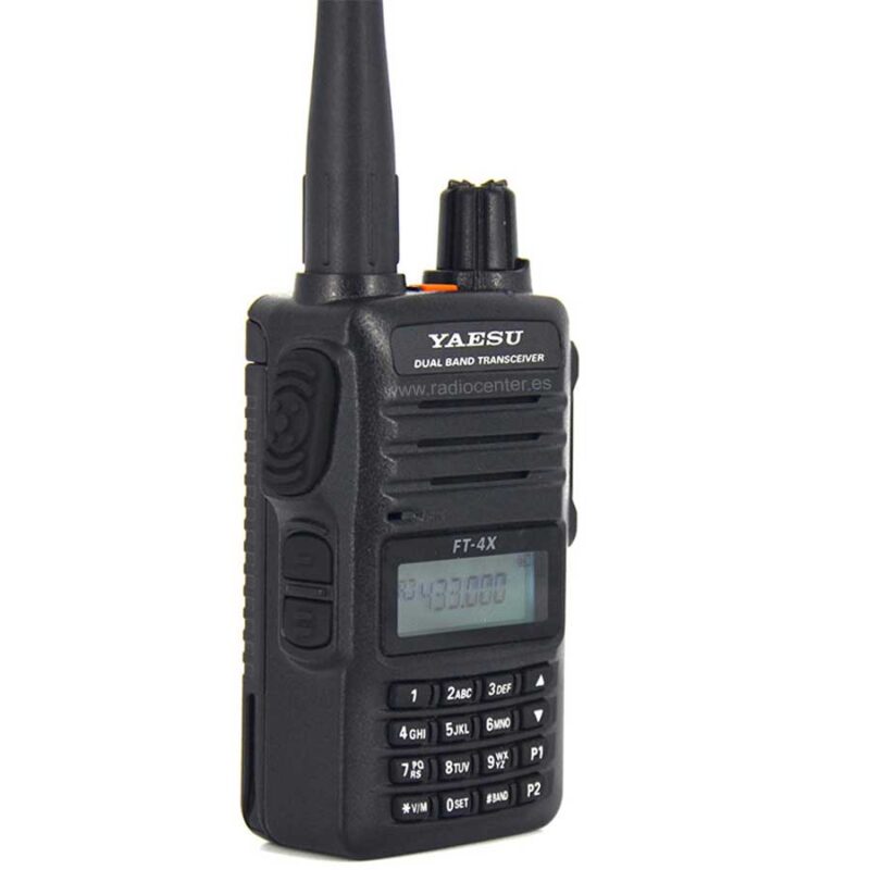 FT-4XE YAESU WALKI TALKI DOBLE BANDA VHF/UHF CON RADIO DE FM COMERCIAL