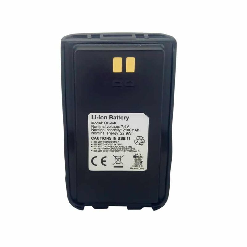 QB-44L - Batería para Anytone AT-D868UV / AT-D878UV 7.4 V., 2100 mAh, Li-Ion.