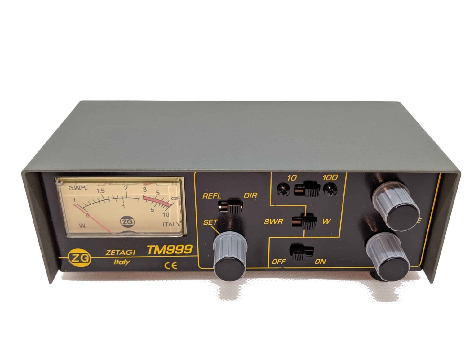Zetagi TM-999 Misuratore SWR E Potenza Per CB E HAM Radio – 26-28 MHz, 100W, Antenna Matcher Integrato
