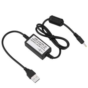 Cable de Carga con Conector USB para Kenwood TH-F6 TH-F6E TH-F6E TH-F7 TH-F7E TH-F7A TH-F7A TH-K2ET
