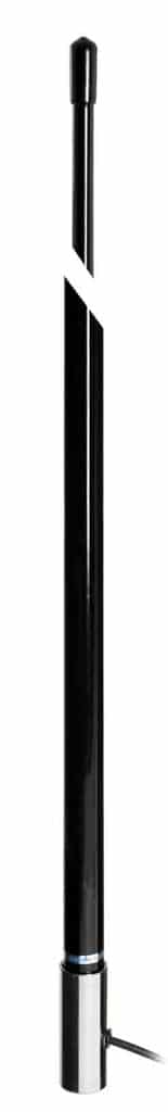 DX-KN-72-BLA - Antena naútica CB para cubierta con rótula o escuadra