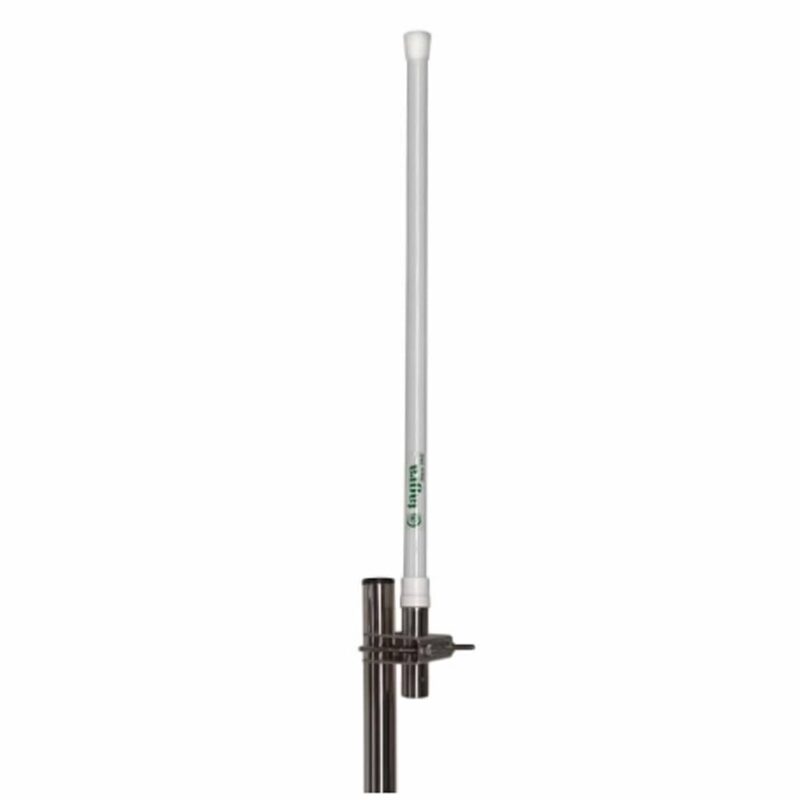 CVX-145 - Antena de base VHF, vertical, colineal, fibra de vidrio, para 140 - 155 MHz.