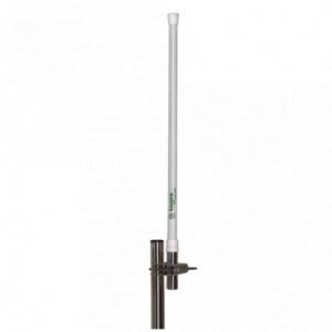 CVX-160 - Antena de base VHF, vertical, colineal, fibra de vidrio, para 152 - 167 MHz.