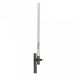 CVX-165 - Antena de base VHF, vertical, colineal, fibra de vidrio, para 160 - 176 MHz.