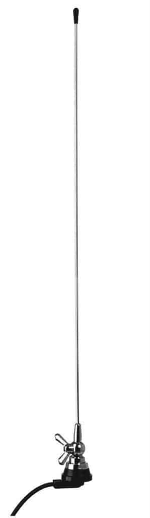 DX-KV-4 - Antena móvil VHF 1/4 onda con palomilla.