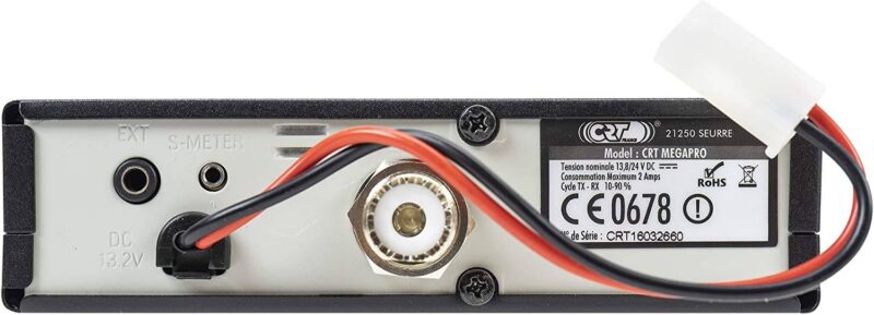CRT MEGAPRO CB 27MHZ EMISORA CB 12/24 VOLTS 40CH AM/FM - Imagen 6