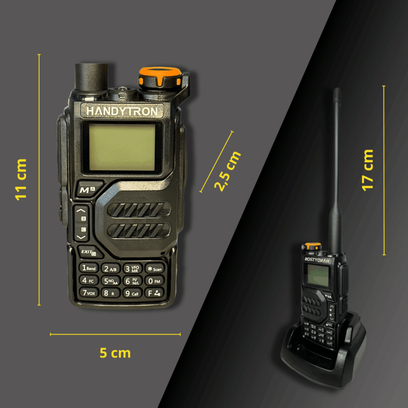 UV-K9 HANDYTRON WALKIE VHF/UHF 5 WATTS, AM AIRBAND RECEIVER, Scrambler , 200 CH - Imagen 3
