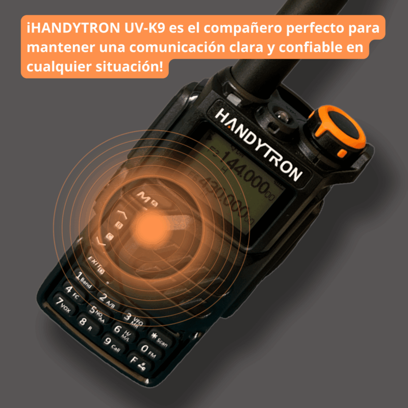 UV-K9 HANDYTRON WALKIE VHF/UHF 5 WATTS, AM AIRBAND RECEIVER, Scrambler , 200 CH - Imagen 5