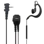 JD-23-FTA750 Micro-auricular gama profesional. IP-54. Para YAESU FTA-450/550/750