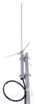 DX-BC-100 - Antena vertical monobanda ajustable de VHF, 134-175 MHz. 1.70 m.