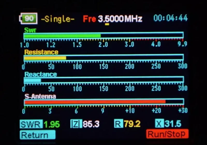 Nissei NS-60A Analizador de antenas digital - Imagen 3