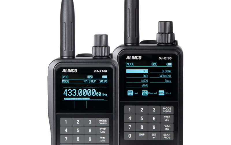 Receptor Escáner Portátil Alinco DJ‑X100E – Multi‑modo, GPS, IP67, 999 Canales

