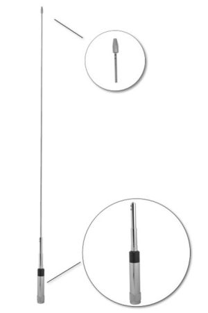 DX-NR2E - Antena para móvil 144 MHz., 1.08 m.