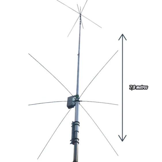 Antena de radio de 7.8 metros Xiegu HF VG4-HF VG4