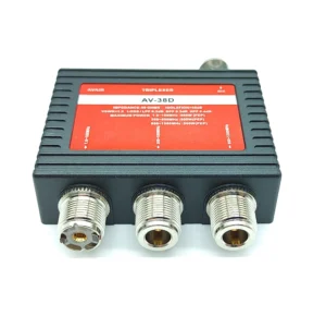 AV‑38D TRIPLEXOR PARA ANTENA UNO A TRES SALIDAS HF VHF UHF