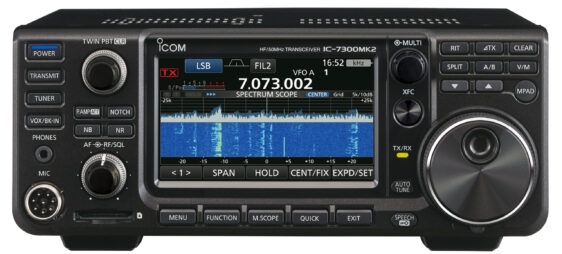 IC-7300-MK2 TRANSCETOR ICOM IC‑7300 MK2 HF / 50 / (70) MHZ – NUEVA GENERACIÓN SDR
