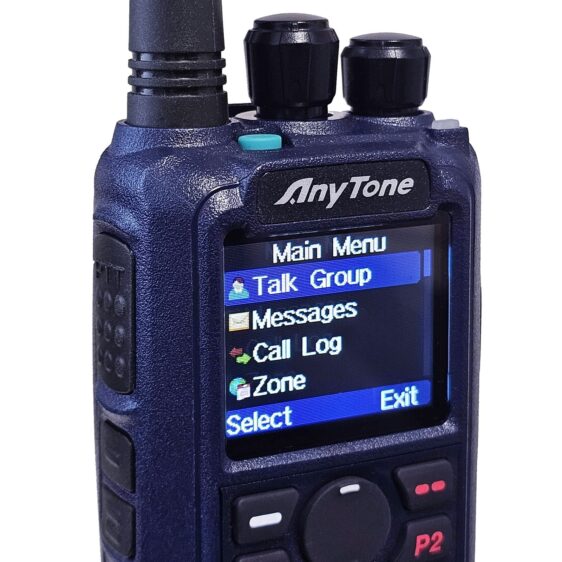 Anytone AT-D890UV Walkie DMR VHF/UHF con GPS, Bluetooth y Dual RX