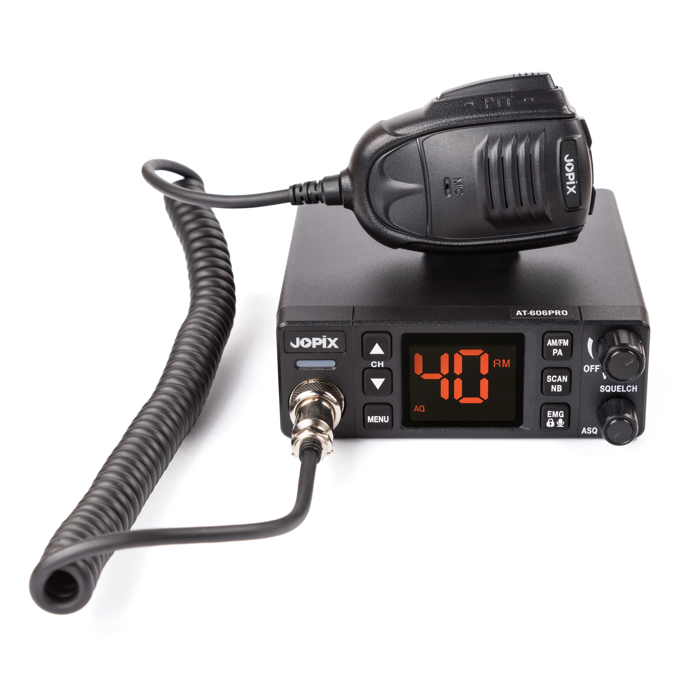 EMISORA CB‑27 JOPIX AT‑606PRO AM/FM MULTINORMA