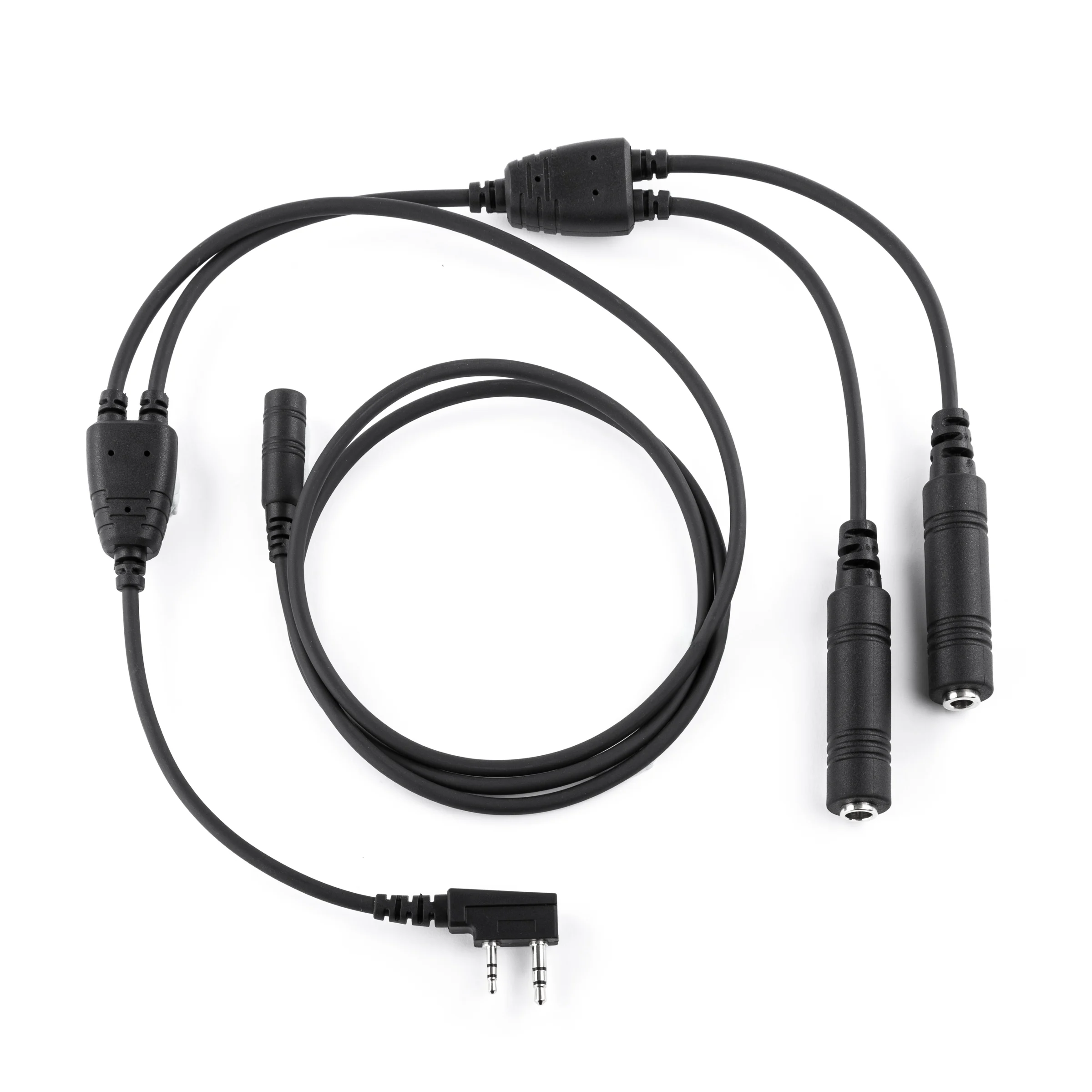 ADAPTADOR CASCOS AVIACIÓN PJ055‑PTT PARA WALKIES CONEXIÓN TIPO K