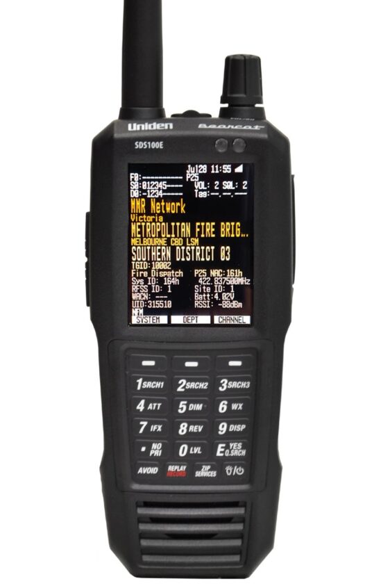 SDS-100EDN UNIDEN SDS‑100 EDN RECEPTOR ESCÁNER PORTÁTIL DIGITAL SDR CON DPMR, DMR Y NEXEDGE