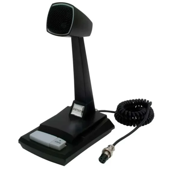 ASTATIC AST‑878DM MICRÓFONO CB SOBREMESA  AMPLIFICADO OMNIDIRECCIONAL
