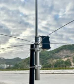 CHELEGANCE KC4 ANTENA VERTICAL HF 4 BANDAS 40-20-15-10M 1000W CON CONTRAPESOS