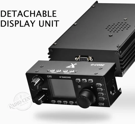 Xiegu G90 Transceptor HF  | SDR 20 W | 0,5 – 30 MHz | Acoplador Automático Integrado | Cabezal Desmontable
