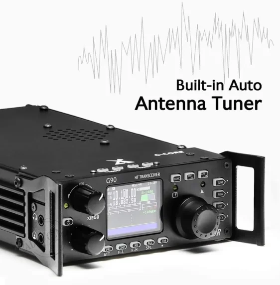 Xiegu G90 Transceptor HF  | SDR 20 W | 0,5 – 30 MHz | Acoplador Automático Integrado | Cabezal Desmontable