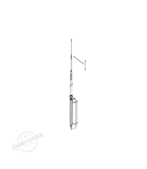 Max Optimizer Solarcon Antena Base 10-11 m | 5/8 Onda Fibra | 5000 W | 26-33,5 MHz | Omnidireccional | 7,3 m