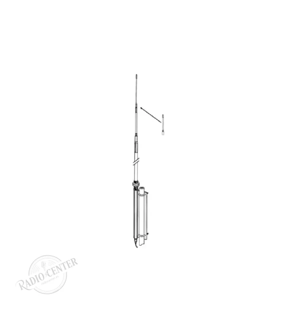 img_6044 Max Optimizer Solarcon Antena Base 10-11 m | 5/8 Onda Fibra | 5000 W | 26-33,5 MHz | Omnidireccional | 7,3 m