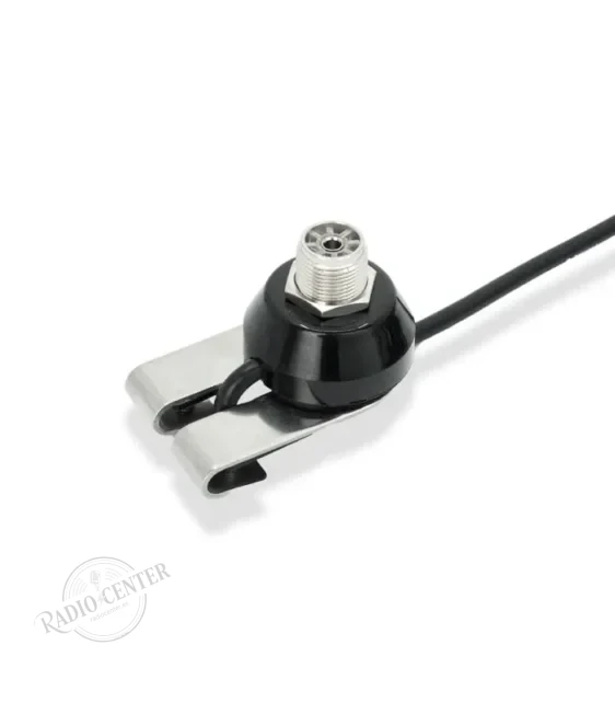 RB-PLUS Komunica Soporte Maletero de Antena | Base PL | Acero Inoxidable | Cable RG-58 5m