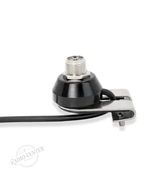 RB-PLUS Komunica Soporte Maletero de Antena | Base PL | Acero Inoxidable | Cable RG-58 5m