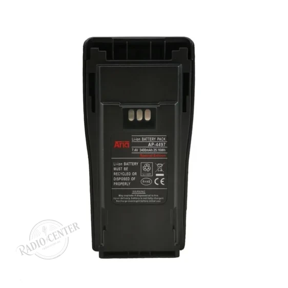 Batería AP-4497 LI-H para Motorola CP-040, CP-140, CP-150 y CP-200 · 7,4 V 3.400 mAh Li-Ion
