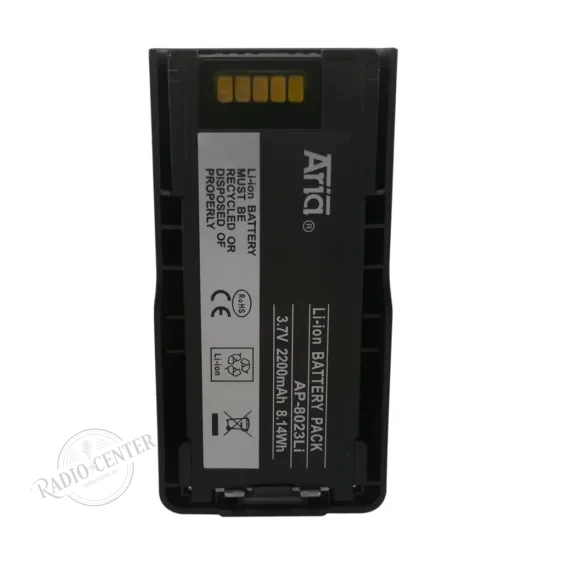 Batería AP-8023-LI para Motorola MTP3000, MTP3100, MTP3150 y MTP3200 · 7,4 V 2.200 mAh Li-Ion