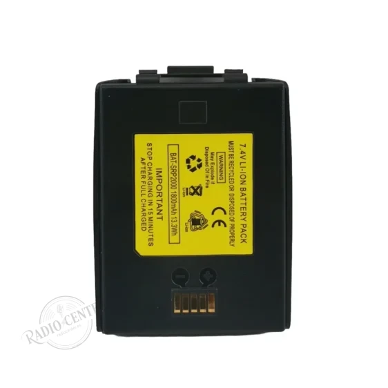 Batería BAT-SRP2000 para Sepura SRC3300, SRG3500, SRH3500 y SRH3800 · 7,4 V 1.800 mAh Li-Ion Batería BAT-SRP2000 para Sepura SRC3300, SRG3500, SRH3500 y SRH3800 · 7,4 V 1.800 mAh Li-Ion