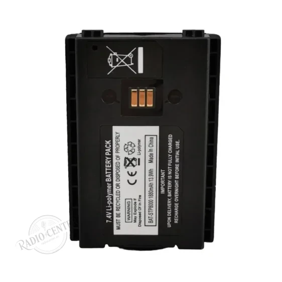 Batería BAT-STP8000 para Sepura STP-8000 y STP-9000 · 7,4 V 1.880 mAh Li-Po