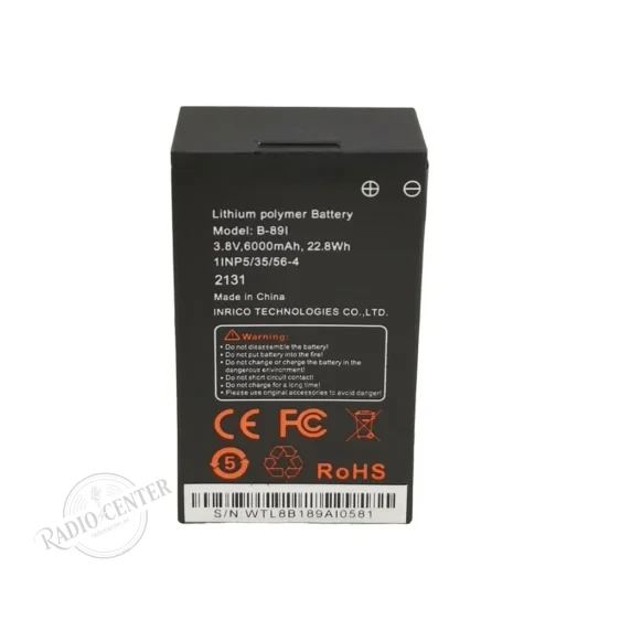 Batería Original BAT-T368 para Inrico T368 Li-Ion