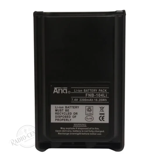 Batería FNB-104-LI para Vertex VX-230 y VX-231 · 7,4 V 2.200 mAh Li-Ion