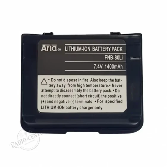 Batería FNB-80-LI para Yaesu VX-5, VX-5R, VX-5RS y VX-6 · 7,4 V 1.400 mAh Li-Ion