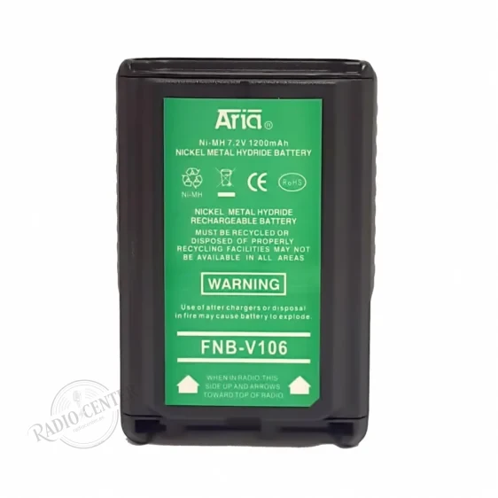 Batería FNB-V-106-N para Vertex VX-228, VX-230 y VX-231 · 7,2 V 1.200 mAh Ni-MH