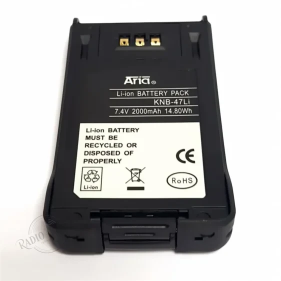Batería KNB-47-LI para Kenwood NX-200 y NX-300 · 7,4 V 2.000 mAh Li-Ion