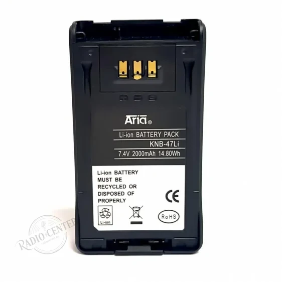 Batería KNB-47-LI para Kenwood NX-200 y NX-300 · 7,4 V 2.000 mAh Li-Ion