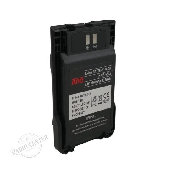 Batería KNB-65-LI para Kenwood TK-2000E, TK-3000E, TK-3501E y TH-K20E · 7,4 V 1.800 mAh Batería KNB-65-LI para Kenwood TK-2000E, TK-3000E, TK-3501E y TH-K20E · 7,4 V 1.800 mAh