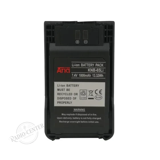 Batería KNB-65-LI para Kenwood TK-2000E, TK-3000E, TK-3501E y TH-K20E · 7,4 V 1.800 mAh
