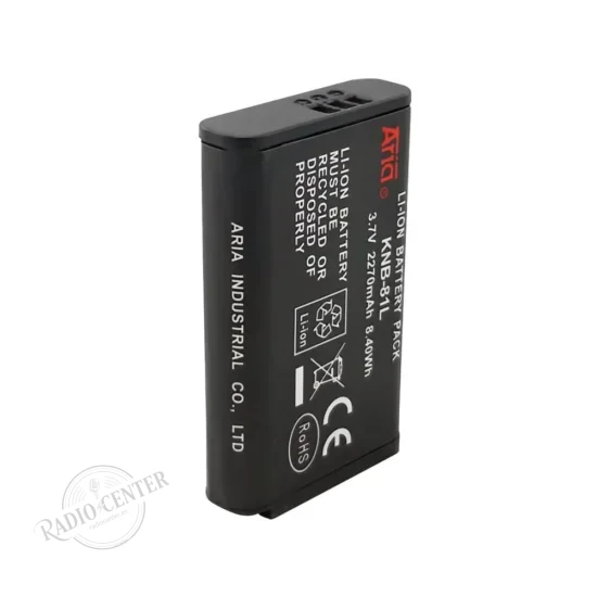 Batería KNB-81LI para Kenwood TK-3601E y NX-P500 · 3,7 V 2.270 mAh Li-Ion Batería KNB-81LI para Kenwood TK-3601E y NX-P500 · 3,7 V 2.270 mAh Li-Ion