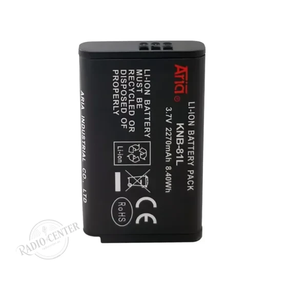 Batería KNB-81LI para Kenwood TK-3601E y NX-P500 · 3,7 V 2.270 mAh Li-Ion
