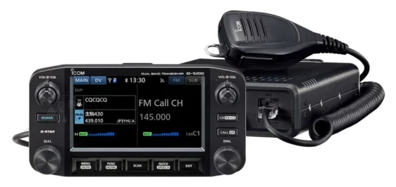 ID-5200E Icom transceptor D-STAR 144/430 MHz con micrófono HM-232